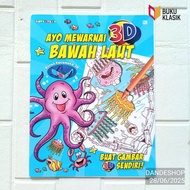 Let's Color 3D Underwater - Make Your Own 3D Pictures - Children's Books