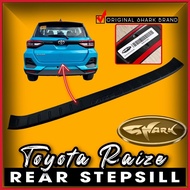 TOYOTA RAIZE REAR STEP SILL SHARK BRAND (toyota raize accessories)