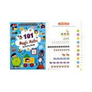 101 Never Bored & Magic Maths Fun Activity Book Children Holiday Activities Colouring Counting Dot-t