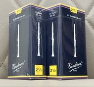 全新Vandoren Traditional Bb單簧管簧片2.5號 (10片裝) 兩盒