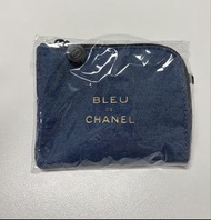 Chanel Bleu de Chanel 牛仔布卡包/散子包/零錢包/chanel parfums香水贈品