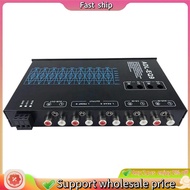 Fast ship-Auto Square 9 Band Graphic Equalizer Full Series Car Amplifier Equalizer+Adjustable Filter