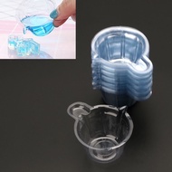 【Ready stock🇲🇾】{10110-10111}Plastic Disposable Cups 40ml 10pcs Dispencer DIY Epoxy Resin Handmade Jewelry