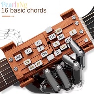 PEARLTH Guitar Teaching Presser, Guitar Practice Aid Portable Acoustic Guitar Chord Presser, Gifts G