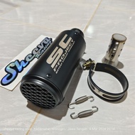 SC PROJECT IMPORTED EXHAUST SELENCER IMPORTED EXHAUST R25 NINJA 250RR ZX250R MT25 CBR250