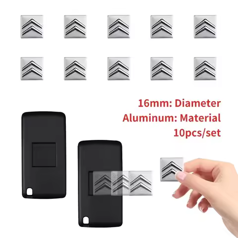 16mm Car Remote Key Sticker Emblem Shell Sticker For Citroen C4 C3 C5 C6 Berlingo C4L Picasso C3-XR 
