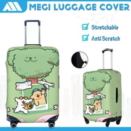 Maltese Puppy Luggage Cover Protector Elastic Suitcase Cover Travel Accessories 行李箱保護套旅行箱保护套 18/20/2