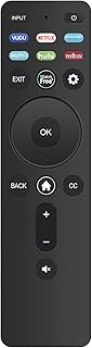 PerFascin XRT260 Replacement Infrared Remote Control fit for Vizio Smart TV V435-J01 V505C-J09 V505-