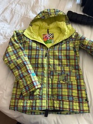 Burton 格紋滑雪外套 M 碼