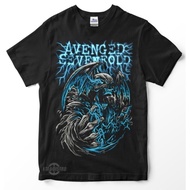AVENGED SEVENFOLD Power lightning Premium band t-shirt metal a7x av7x bat logo dear god