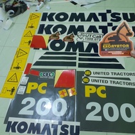 sticker excavator komatsu pc 200-8