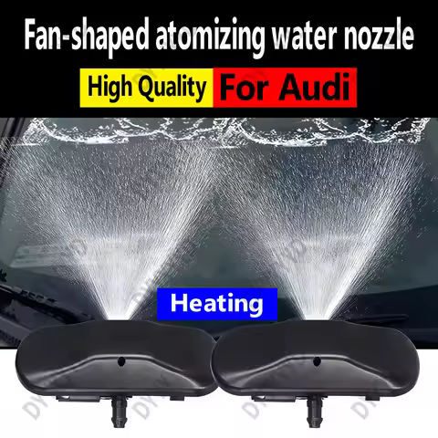 For Audi A1 A3 A4 B8 A6 C7 C8 A7 C7 A8 Q3 Q5 Q7 Front Windshield Washer Nozzles Jet Heated Windscree