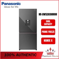 PANASONIC NR-BW530X 500L PRIME+ EDITION PREMIUM 2 DOORS REFRIGERATOR NR-BW530XMMM/NR-BW530HWCM (501L