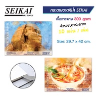 SEIKAI กระดาษวาดสีน้ำ (Watercolor Paper SEKAI )  1 เล่ม