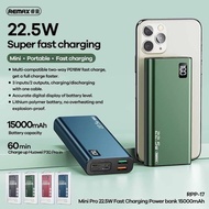 Remax Original Power Bank Fast Charging 22.5w 5A 15000 mAh Powerbank