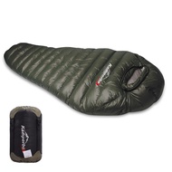 [STC1] Down Sleeping Bag for Camping Ultralight Adult Waterproof and Warm 20D Nylon 1000g Duck 1.8kg