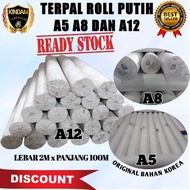 TERPAL ROLL WARNA PUTIH A12 A8 DAN A5 MURAH  TERPAL ROLL ATAP Diskon