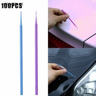 retcoldy 100pcs/lot Brushes Paint Touch-up Up Paint Micro Brush Tips Auto Mini Head Brush sg