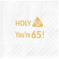 Joyiou 65th Birthday Cocktail Napkins, 65th Birthday Party Supplies Favors Gifts Decorations for Men