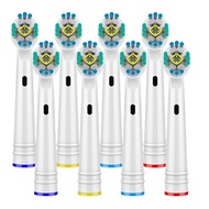 8pcs EB-18A Electric Toothbrush Nozzles For Oral B 3D White Toothbrush Heads Braun Wholesale Dropshipping Toothbrush Heads