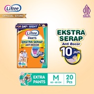 Lifree Adult Diapers Extra Absorbent Pants Size M Contents 20pcs
