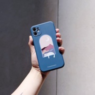 午夜藍色 窗邊的厭世貓 防摔手機殼 IPhone Case