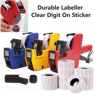 Price Tag Gun MX5500 8 Digits Label Machine Labeler Labelling Digits Labelling Machine Date Sticker