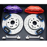 MX6153 Ceramax Active Carbon Rotor 330mm x 28mm Height 47mm PCD 4H100 5H114.3 rotor disc 1pc