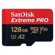 SanDisk Extreme Pro Micro SDXC 128G 記憶卡 (UHS-1/A2/V30/200MB/90MB/s)