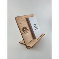 WOODEN NAME CARD HOLDER WOODEN NAME CARD HOLDER / STANDING NAME CARD