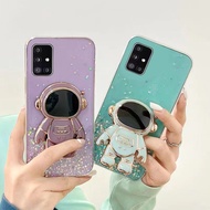 Case Huawei nova3 nova4 nova4e nova5 i pro nova3e nova3i nova2i Crystal pink astronaut foldable phone case paired with sparkling starry sky phone case