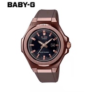 Baby-G | G-MS Lineup Brown Resin Band with Solar Power and Traditional Style Watch MSG-S500G-5A Official Marco Warranty