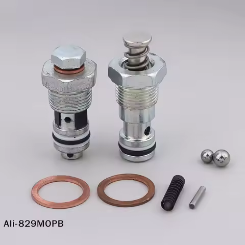 【P】1 Set Forklift Hydralic Pallet Truck Parts For Valve Spool Manual Forklift Valve Body Valve Core