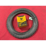 BLACK CAT TIRE 12X1.75 TUBE 12X1.95/2.125" BICYCLE ROAD PUSH BIKE KID BIKE