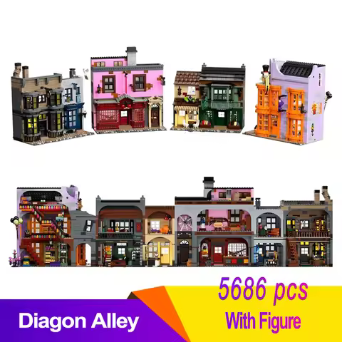Led Light Kit For 5544pcs Diagoned Alley Building Blocks Kits Bricks Moc 75978 Display Classic Model