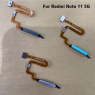 For Xiaomi Redmi Note 11 5G Home Button Fingerprint Sensor Menu Touch ID Scanner Ribbon Connector Flex Cable 21091116AI