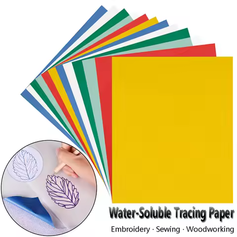 10pcs/Set Tracing Paper Coated Carbon Paper Fabric Drawing Tracing Copy Paper DIY Handmade Cloth Emb