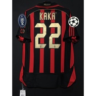 2006/2007 Ac milan Home jersey Retro Jersey Football 06/07 AC milan jersey KAKA 22 NESTA 13 RONALDO