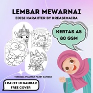 A5 80 gsm Coloring Paper Sheets