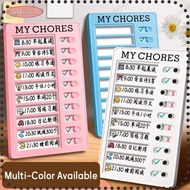 LIKE My Chores Checklist, Reusable Detachable Daily Planner Memo,  My Chores Plastic Self-discipline