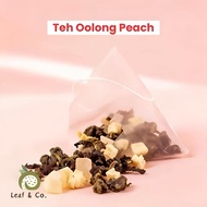 Oolong Peach Tea / Teh Campuran Daun Oolong Buah Persik dan Apel Kaya Antioksidan