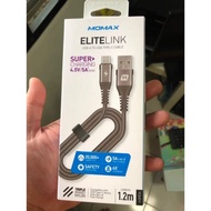 MOMAX EliteLINK USB to Type-C Super Charging 4.5V/5A 1.2M