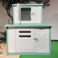 Cat House Stool Dog House Outdoor Dog House Cat House Cat Villa Outdoor Rainproof Pet Bed