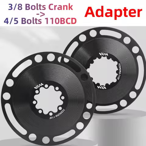 VXM 3 Bolts Direct Mount Converter 8 Bolt Bicycle Crank Adapter 110BCD Road Bike 4 Claw 5 Screws Cha
