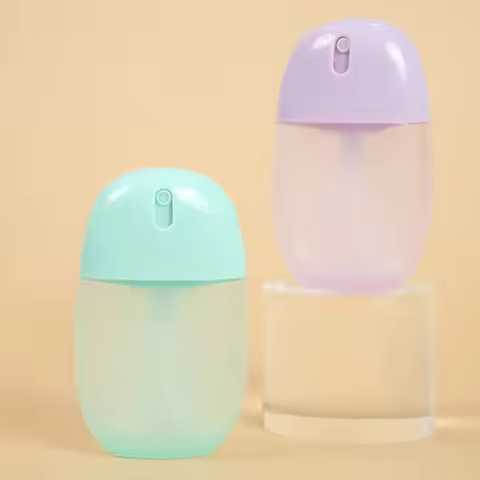50ml New PP Spray Bottle Leak-Proof Oval Shape Perfume Spray Bottle Press Type Refillable Spray Bott