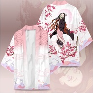 Brand New Anime Demon Killer Kimono Zenitsu Tanjirou Cosplay Haori Cardigan Casual Top