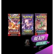 Pokemon TCG Temporal Force, Obsidian Flames Booster, Hidden Fates Booster Pack English Version