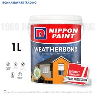1 Liter NIPPON Weatherbond Wall Paint Exterior Outdoor Wall Paint