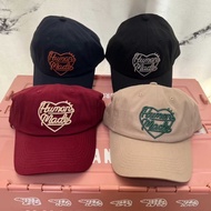 Human * Made Cowboy Heart Letter Washed Baseball Cap Cover Cap Cap Retro Men Women