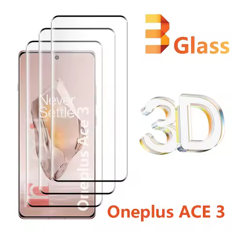 3D Tempered Glass For Oneplus Ace 3 Pro Screen Protector Film Oneplus Ace 3 Glass